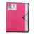 Deli Expanding File With Notebook, E38965, 7 Pocket, Red