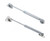 Yingda Up-Turning Kitchen Cabinet Hydraulic Door Stay, YD-C1318, Zinc Alloy, 10 Inch, Silver