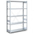 Bito Boltless Shelving With 5 Shelves, 10-17025, 2000 x 400MM, Galvanised