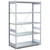 Bito Boltless Shelving With 5 Shelves, 10-17027, 2000 x 600MM, Galvanised