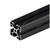 Extrusion T-Slot Profile, 40 Series, Aluminium, 40 x 40MM, PK4, Black