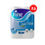 Fine Towel Tissue Roll, 4X More Absorbent, 70 Sheets x 3 Ply, White, PK6