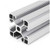 Extrusion Profile, 3030W, 30 Series, T-Slot, Aluminium, 1220MM, Silver, PK4