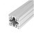Extrusion Profile, 100100, 50 Series, T-Slot, Aluminium, 2000MM, Silver