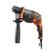 AEG Rotary Hammer, BH24IE, SDS-Plus, 220V, 800W, Black and Orange