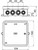 OBO Junction Box, OBO2000378, A14, Polypropylene, IP55, Light Grey