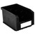 Bito Storage Bin With Pick Opening, SK2311, Polypropylene, 150MM Width x 230MM Length, 3 Ltrs Capacity, Black, 5 Pcs/Pack