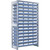 Bito Boltless Shelving With Shelf Trays, SKR3209A, 14 Shelves, 1850 x 1008MM, Blue