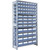 Bito Boltless Shelving With Shelf Trays, SKR2G, 12 Shelves, 1850 x 1058MM, Blue