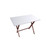 Foldaway Table, 72 x 160CM, White