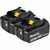 Makita Li-Ion Battery and Charger Kit, BL1850BDC18RD, LXT, 18+18V, 5Ah