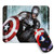 Wackylicious Captain America Wireless Mouse With Mouse Pad, 1378-1231-613, Combo Offer