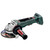 Metabo Cordless Angle Grinder With MetaLoc Case, WPB-18-LTX-BL-125-Quick, 18V, 125MM