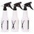 Hair Spray Bottle, Plastic, 600ML, White, 3 Pcs/Pack