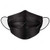 Anti-Dust Disposable Face Mask, 3 Layer, Non-Woven, Black, 50 Pcs/Pack