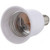 Lamp Holder, E14 to E27, White, 10 Pcs/Pack