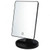 Pedestal Makeup Mirror, Rectangular, 16 LED, Black/White