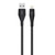 Belkin USB-A to Lightning Cable With Leather Strap, F8J236BT04-BLK, DuraTek Plus, 1.2 Mtrs, Black