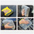 Microfiber Car Cleaning Cloth, 30 x 30CM, Yellow/Grey