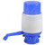 Meco Hand Press Water Pump Dispenser, Plastic, 76.2MM, Blue and White
