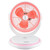 Geepas Table Fan, GF9631N, 30W, 8 Inch, Pink/White