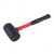 Geepas Rubber Mallet With Fibre Handle, GT59128, 24 Oz, Black/Red