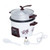 Geepas Electric Rice Cooker, GRC4332, 500W, 1.5 Ltrs, White