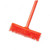 Snh Plastic Broom With Handle, Red