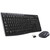 Logitech Wireless Keyboard/Mouse Set, MK270, English/Arabic, Black