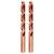 Mtx HSS-Co5 Cobalt Drill Bit, 714119, 3MM, 2 Pcs/Pack