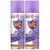 Asmaco Attack Disinfectant Sanitizer Spray, Lavender, 400ML, 2 Pcs/Pack