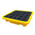 Sai-U Single Drum Spill Pallet, DP001, 400 Kg, Yellow/Black