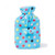 3W Fleece Cover Hot Water Bottle, 3W FLC-CYN-0081, 1 Ltr, Cyan