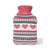 3W Knitted Cover Hot Water Bottle, 3W KN-SWEA-0074, 1 Ltr, Red