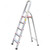 Aqson Aluminium Ladder, ASLA5, 5 Steps, 1.2 Mtrs, Silver