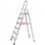 Aqson Aluminium Ladder, ASLA6, 6 Steps, 1.43 Mtrs, Silver