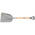 Tramontina Plastic Scoop Shovel With 79CM Wood Handle, 77540425, Grey