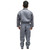 Taha Work Coverall, Twill Cotton, Size M, 185 GSM, Grey