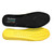 Safetoe Shoes Insoles, J-008, Memory Foam, 4.5-5.5MM Thk, Size41, Black/Yellow