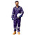 Ameriza Safety Coverall With Reflective Tapes, Chief C Tapes, 100% Twill Cotton, M, Navy Blue