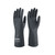 Sunny Bryant Industrial Gloves, D-SB, Natural Rubber, L, Black