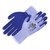 Empiral Latex Coated Gloves, Gorilla Bull II, 100% Polyester, M, Grey/Blue