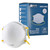 Makrite Disposable Respirator Mask, 9500-N95, Comfort Series, Polypropylene, M/L, White, 20 Pcs/Pack