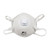 Makrite NR Respiratory Mask With Valve, MKP3SLAVa, Comfort Series, Polypropylene, FFP3, White, 20 Pcs/Pack