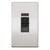 Mk DP Switch With Neon, K24336BSSB, Aspect, 1 Gang, 45A, Brushed Stainless Steel