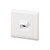 Mk Flex Outlet, MV1080WHI, Essential, Polycarbonate, 1 Gang, 25A, White