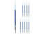 Uni-Ball Ball Pen Refill for SXN210, SXR10-BE, Jetstream, Blue, 12 Pcs/Pack