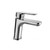 Milano Basin Mixer With Pop Up Waste And Flexible Pipe, Rami, Brass, Chrome Finish
