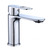 Milano Single Lever Basin Mixer, Dito, Brass, Chrome Finish