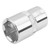 Tolsen Socket, 16317, Chrome Vanadium Steel, 6 Point, 3/8 Inch Drive Size, 17MM